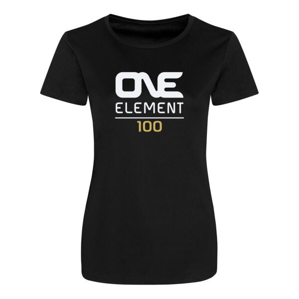 One Element - 100 Club - Ladies Smooth Wicking T-Shirt Thumbnail